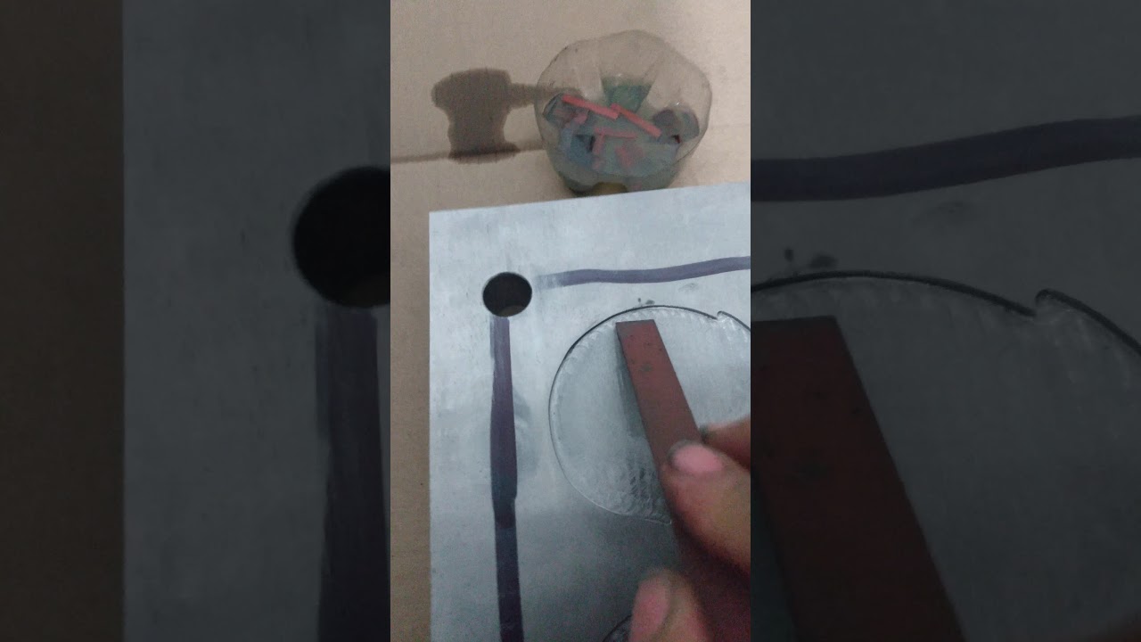 Tutorial pulimento con piedra molde visor gafas