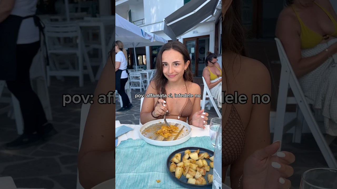 affamata s&igrave;, infedele no