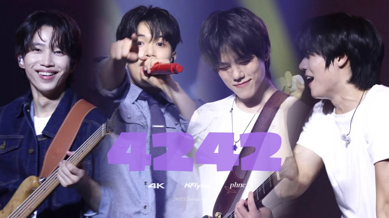 [4K] '4242(Encore ver.)' 엔플라잉 직캠 대부분 승협 focus | N.Flying FANCAM | 260131 Awesome Stage
