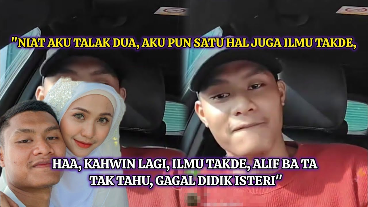 "NIAT SAYA TALAK DUA.." - SUAMI SITI JAMUMALL AKHIRNYA BERSUARA, MENGAKU GAGAL DIDIK ISTERI
