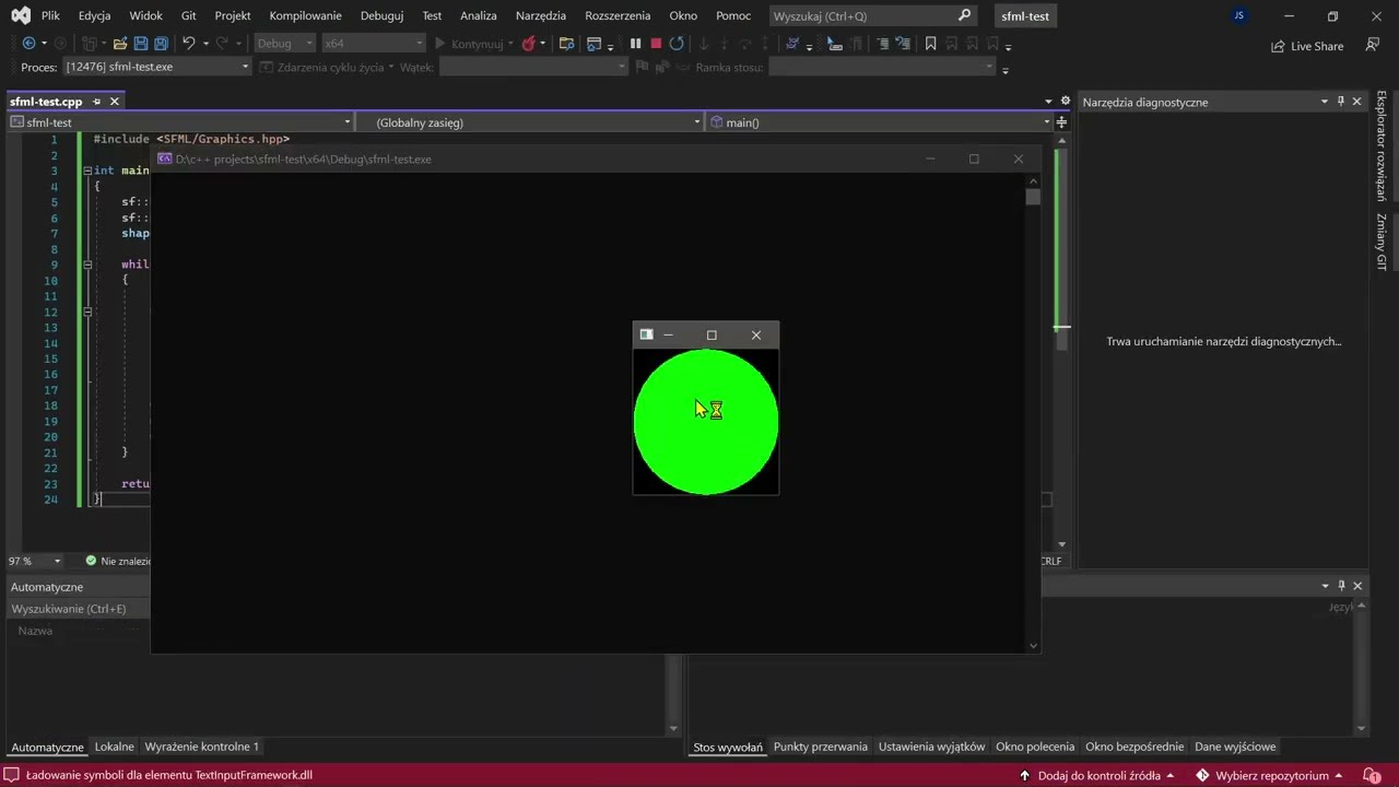 Konfiguracja SFML C++ w Visual Studio (Uniwersalny tutorial)