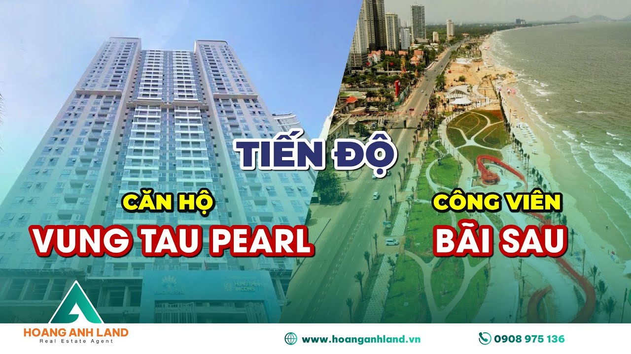 Hình ảnh thực tế dự án Vũng Tàu Pearl và công viên Bãi Sau tháng 4/2025 | Hoàng Anh Land