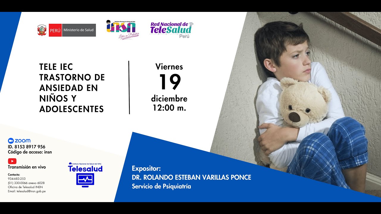 TRASTORNO DE ANSIEDAD EN NIÑOS Y ADOLESCENTES