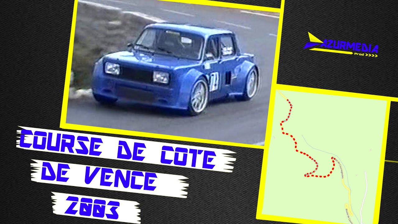 COURSE DE COTE DE VENCE 2003 (HILLCLIMB, BERGRENNEN ) - AZURMEDIAPROD