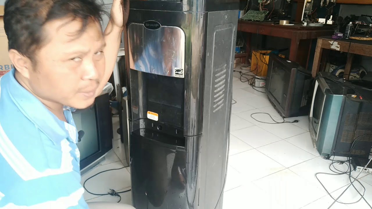 Dispenser sharp. Air tak bisa naik