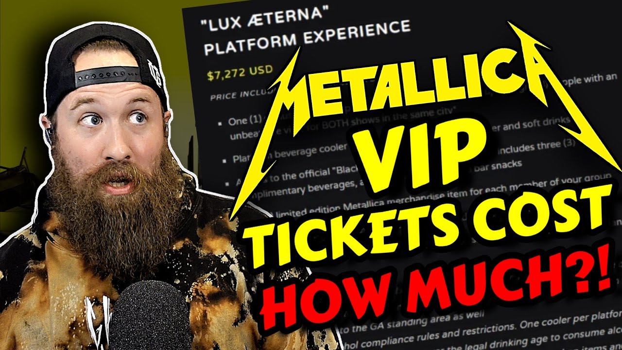 Spend $7,200... And Don't Get To Meet Metallica