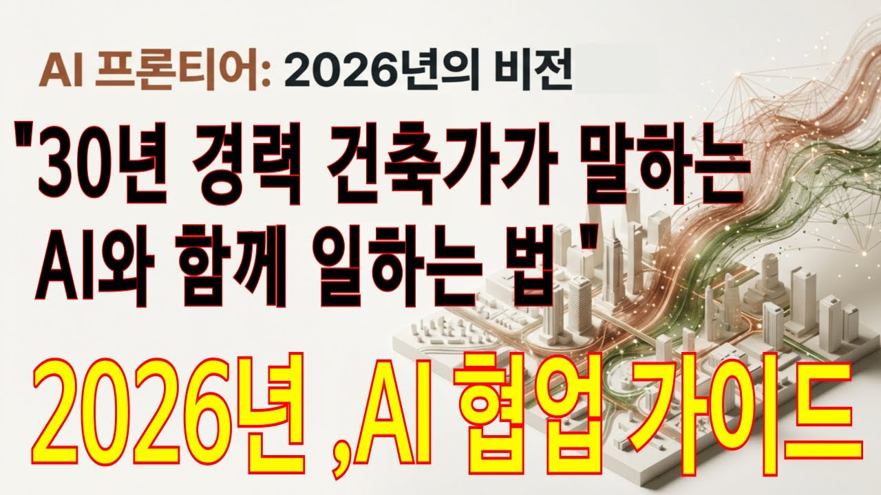 30년 경력 건축가가 말하는 AI와 함께 일하는 법 | 2026년, AI 협업 가이드  [오디오북]