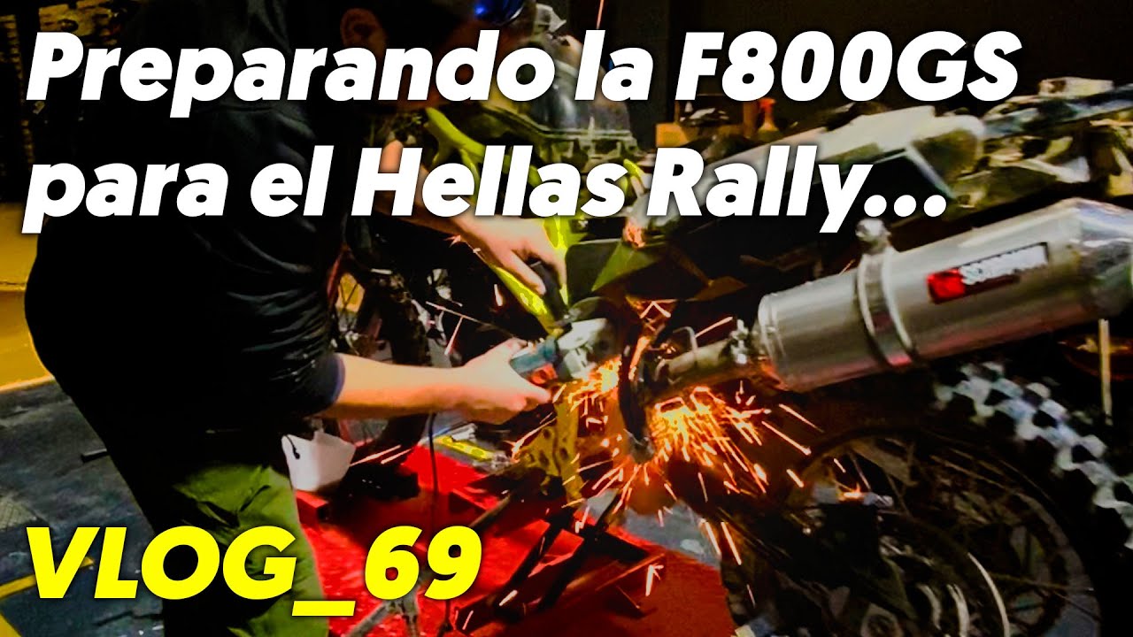 Preparando la BMW F800GS para el Hellas Rally - VLOG_69