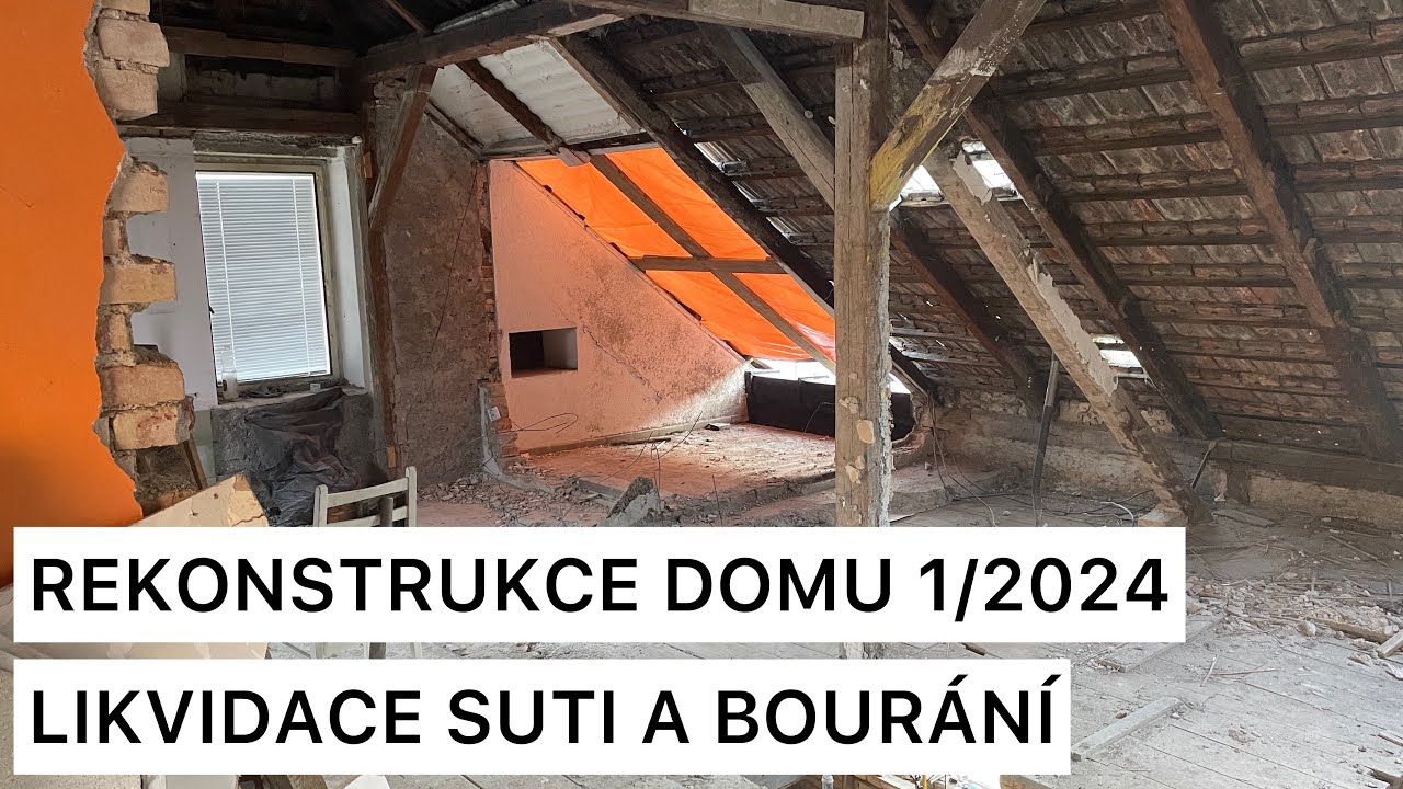 Likvidace stavební suti, sousedky vlhká zeď a bourání | REKONSTRUKCE 1/2024