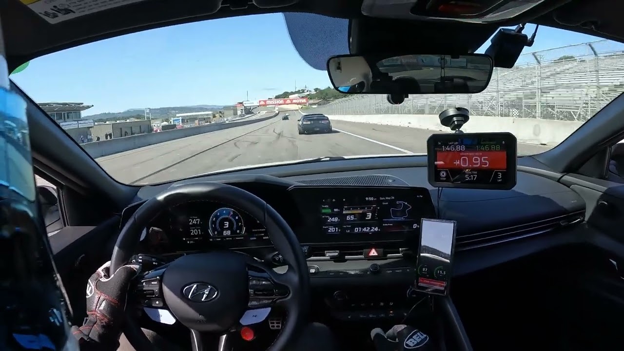 (4K) [POV] Hyundai Elantra N Laguna Seca Session1 Uncut NCRC 5/26/24