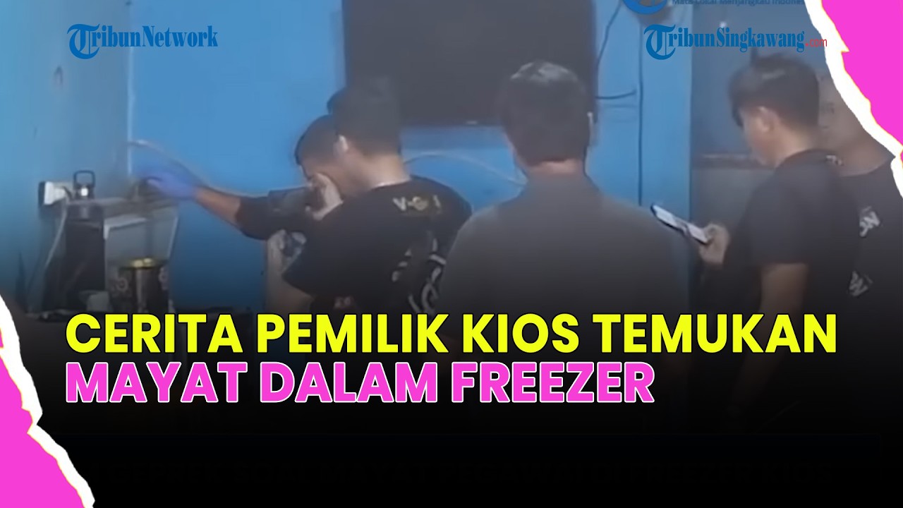 🔴TERKUAK! MAYAT DALAM FREEZER KIOS AYAM GEPREK, 2 MOTOR RAIB & KARYAWAN TAK TERLACAK
