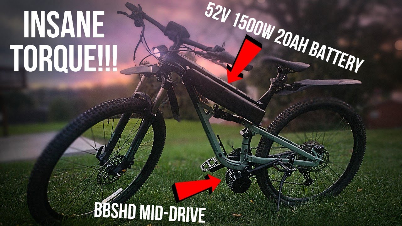 How To Build a 52V 1500W Bafang Mid Drive Ebike