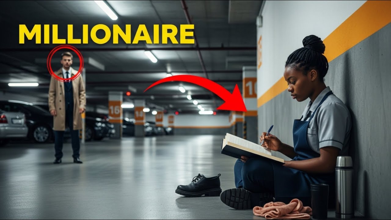 MILLIONAIRE CATCHES BLACK CLEANER studying in the DARK... WHAT HAPPENS NEXT SURPRISES EVERYONE