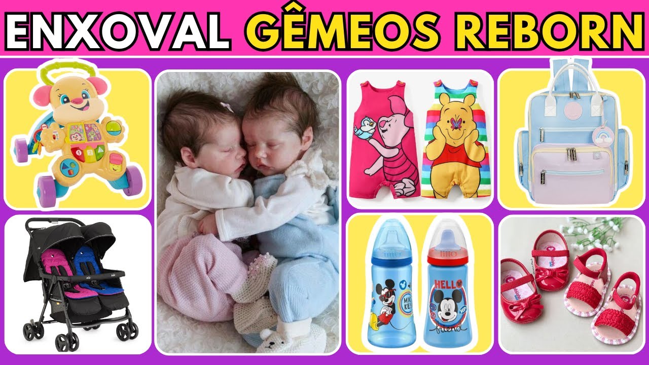👶💖 QUIZ BEBÊ REBORN GÊMEOS | ESCOLHAS FOFAS PARA CRIAR SUA DUPLINHA PERFEITA