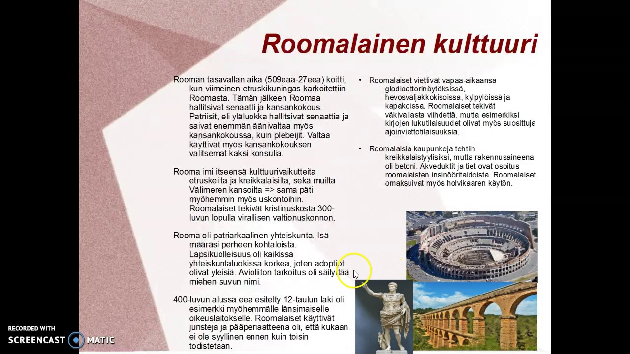 Roomalainen kulttuuri
