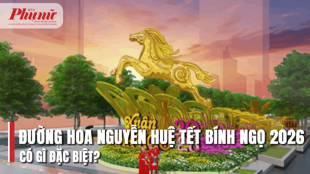 Đường hoa Nguyễn Huệ Tết B&iacute;nh Ngọ 2026 c&oacute; g&igrave; đặc biệt? | BaoPhuNuTPHCM