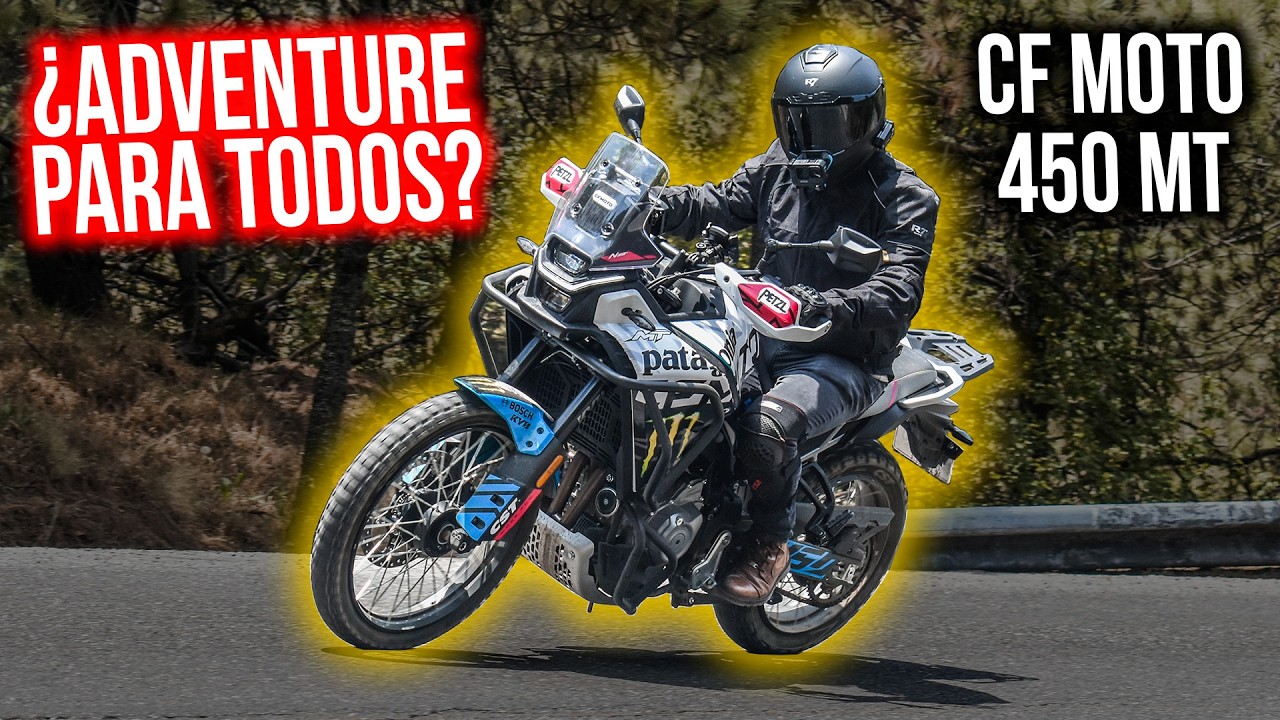 ¡Sorpresa total!🤯 ¿Adventure ACCESIBLE?🤔 CF Moto 450 MT Prueba y Reseña