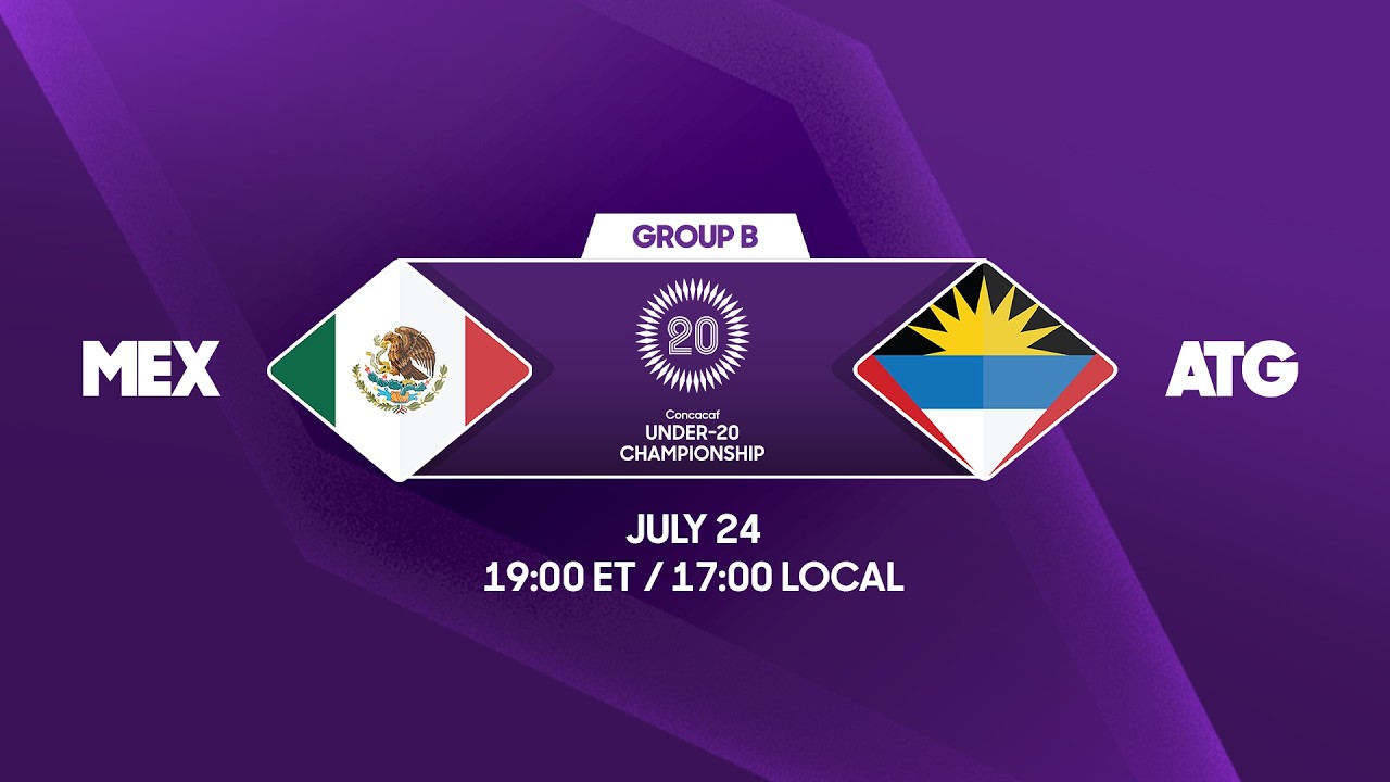 Mexico vs Antigua and Barbuda | 2026 Concacaf Under-20 Championship