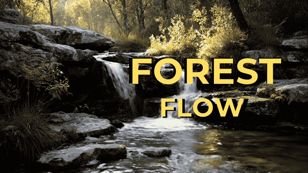 Waterfall Sounds for Sleep | Relaxing Forest Ambience