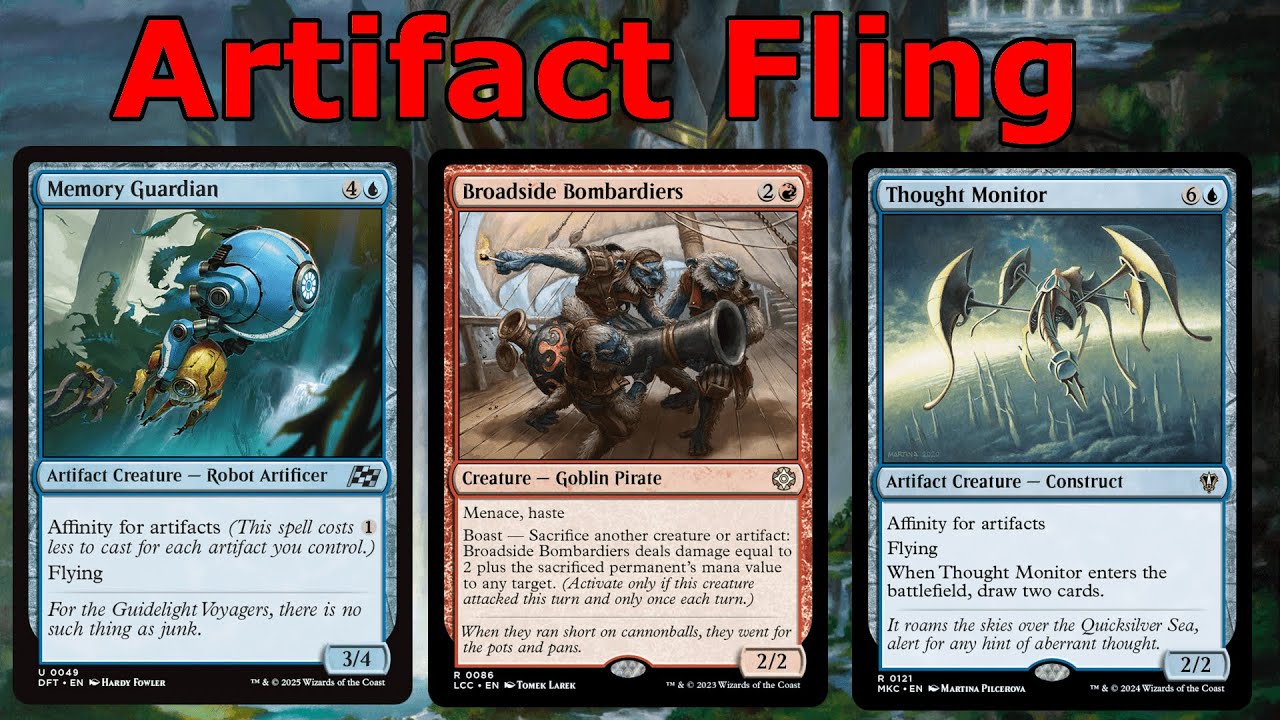 LOAD THEM IN THE CANNON!  Izzet Artifact Fling (8 Cast- Legacy MTG)