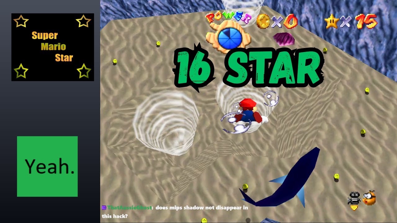 16 Star in 13:39 - Super Mario Star