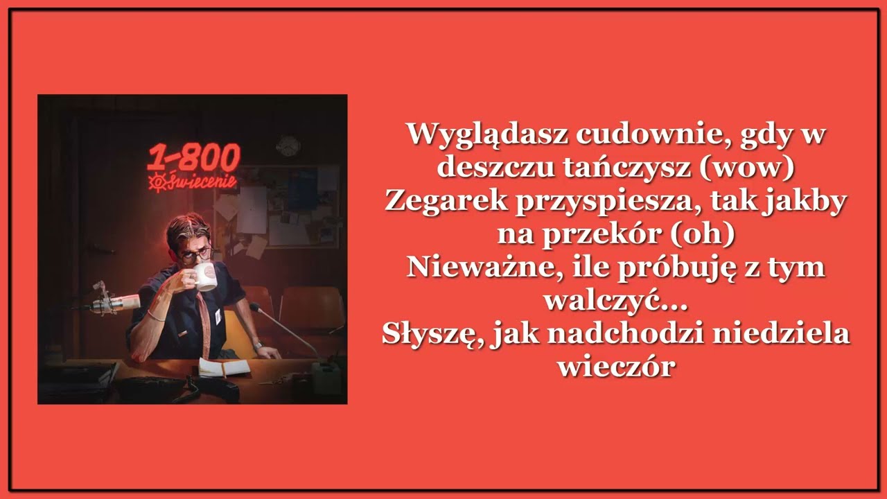 Taco Hemingway x schafter - Niedziela (Tekst)