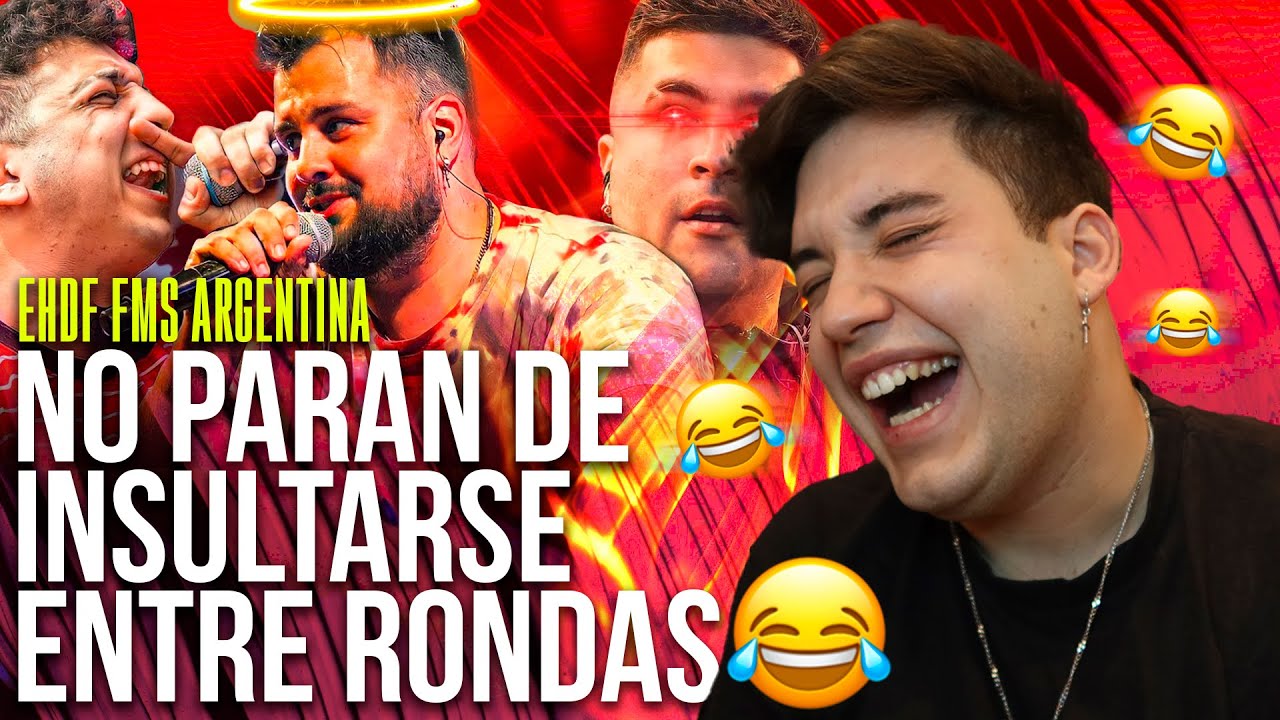 LA JORNADA DE LOS INSULTOS ENTRE MINUTOS 🤣🤣🤣 el humor del freestyle FMS Argentina j02 (llorando)