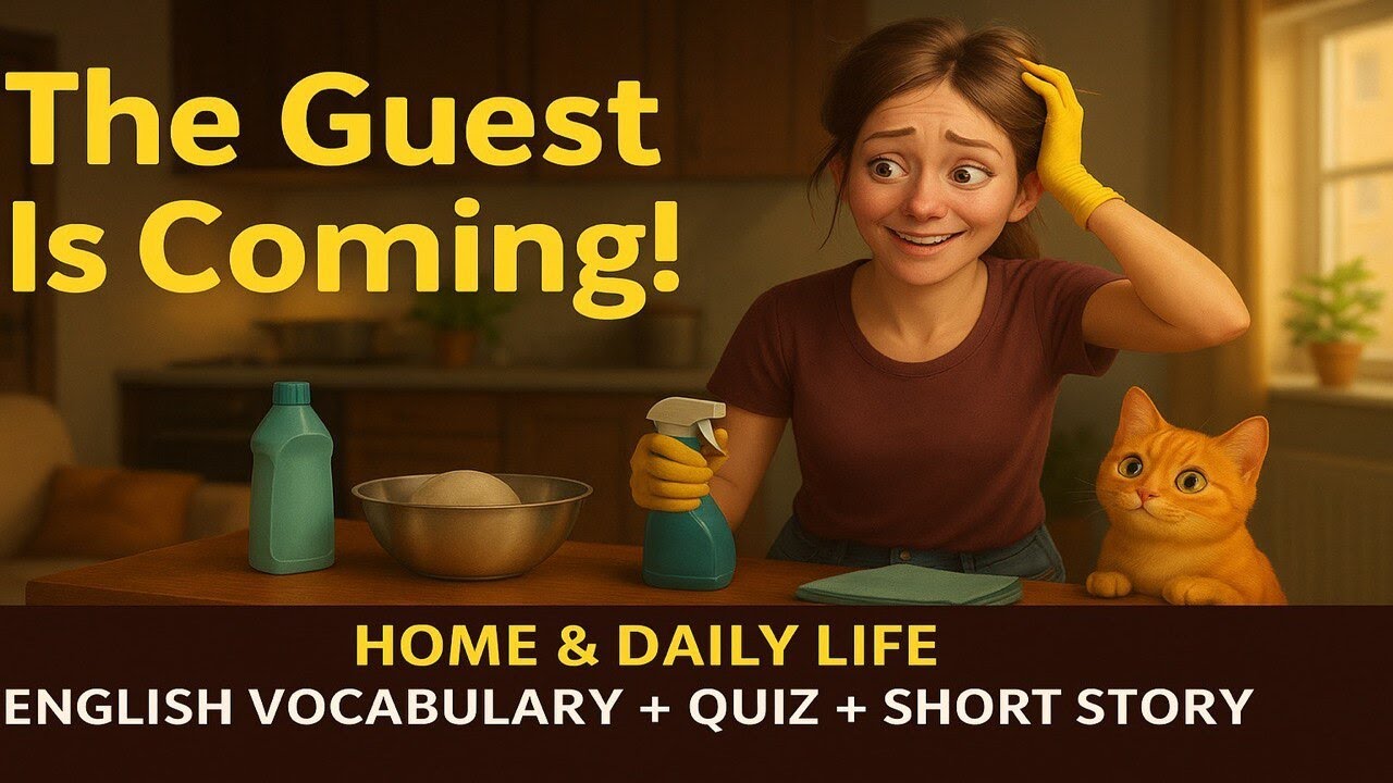 Home & Daily Life English Words You Must Know! (With Quiz + Story)