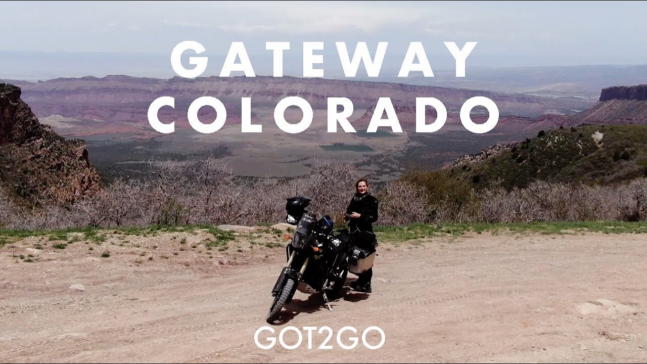 GATEWAY COLORADO: A BROKEN MOTORCYCLE and a scenic ride on the DOLORES TRIANGLE SAFARI ROUTE