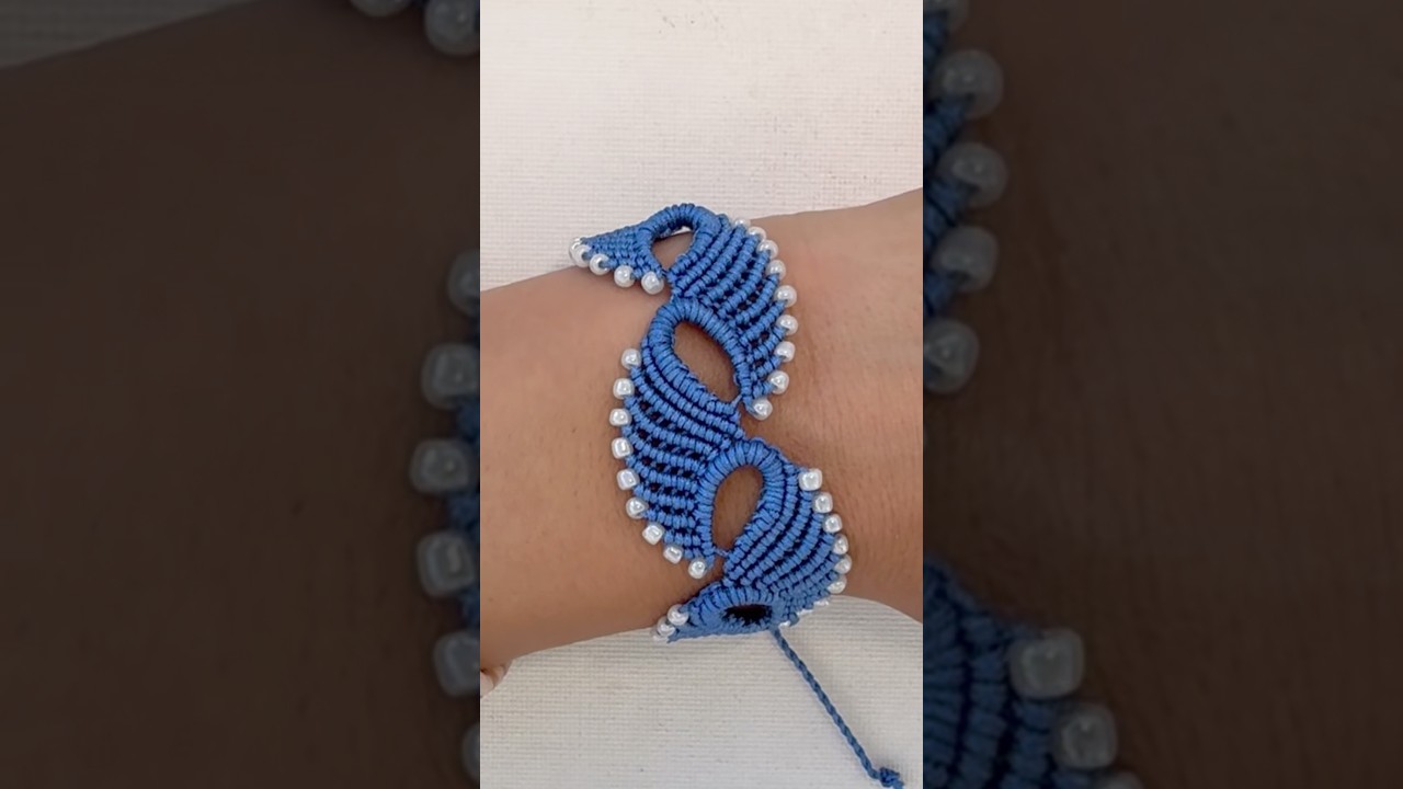 DIY Macrame Bracelet | Full tutorial on my channel | #shorts #bracelet