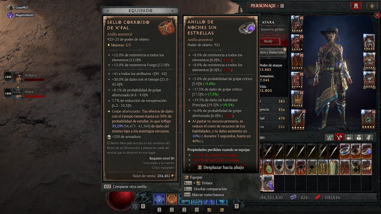 【Diablo IV】My First Uber Unique - Ring Of Starless Skies