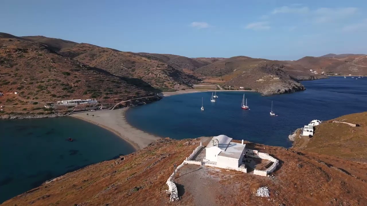 Kythnos- Kolona beach 4K