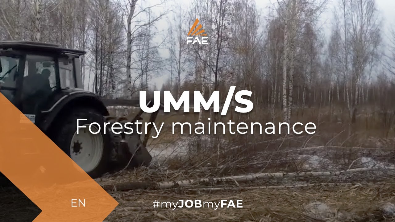 FAE UMM/S 200 - Forestry mulcher for agricultural purpose