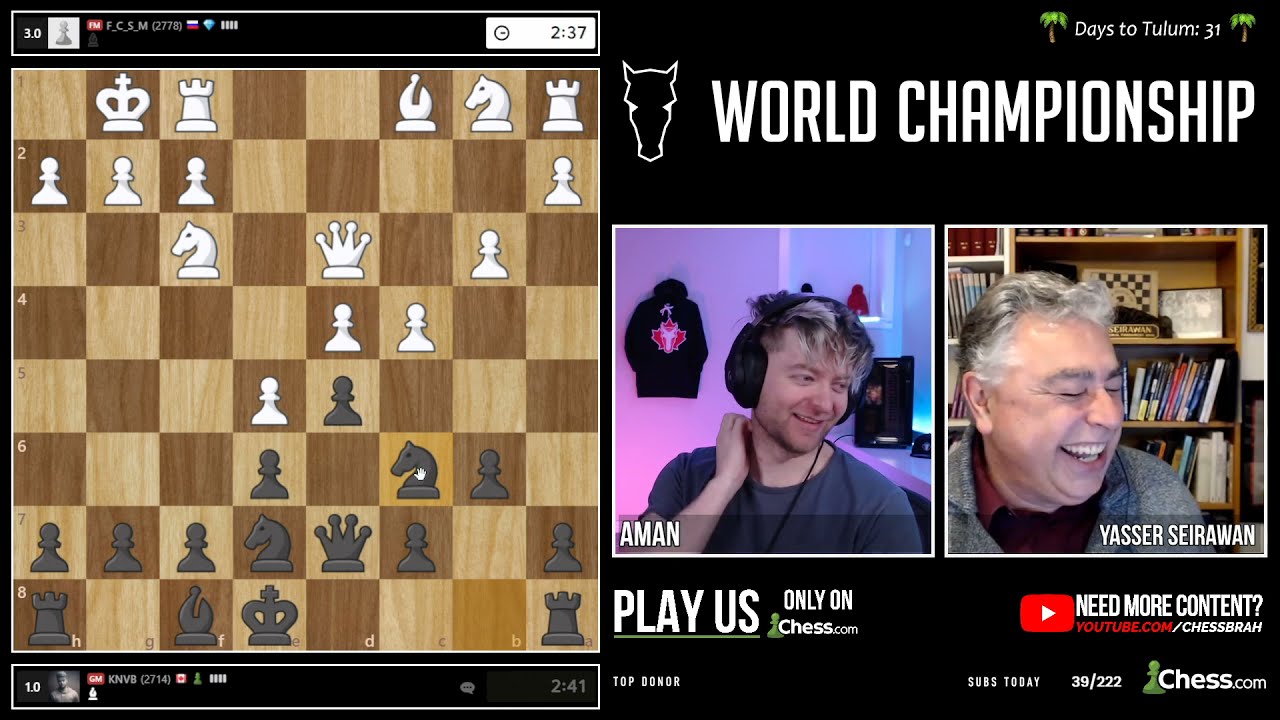 Yasser Seirawan shares a funny story about Karpov