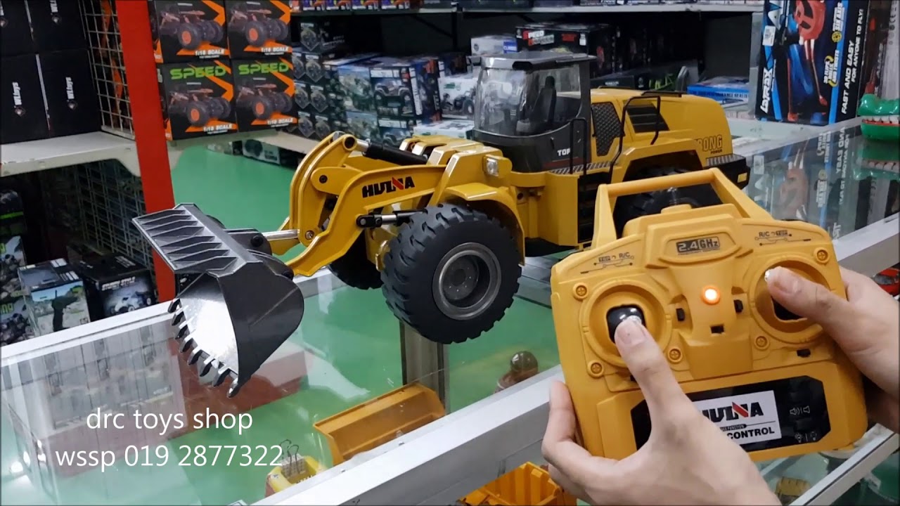 Huina 583 wheel loader Unboxing