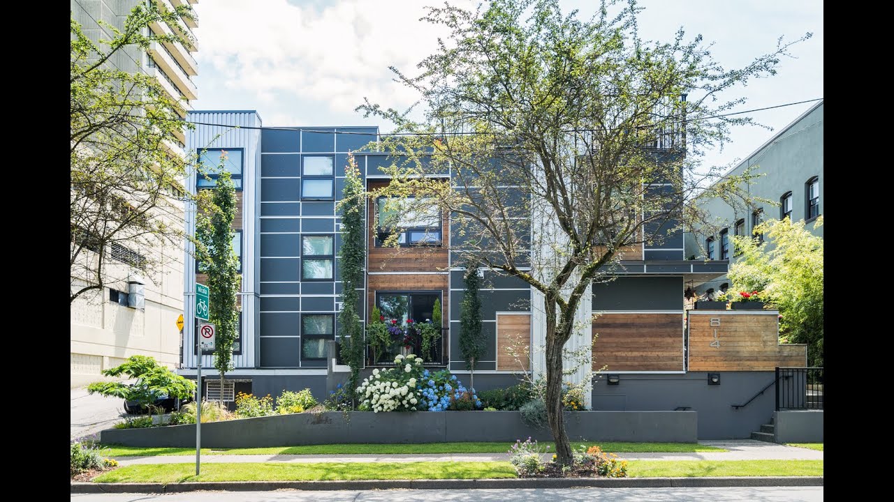 Modern Downtown Condo: 202  - 814 Nicola Street HD. Vancouver Modern Homes