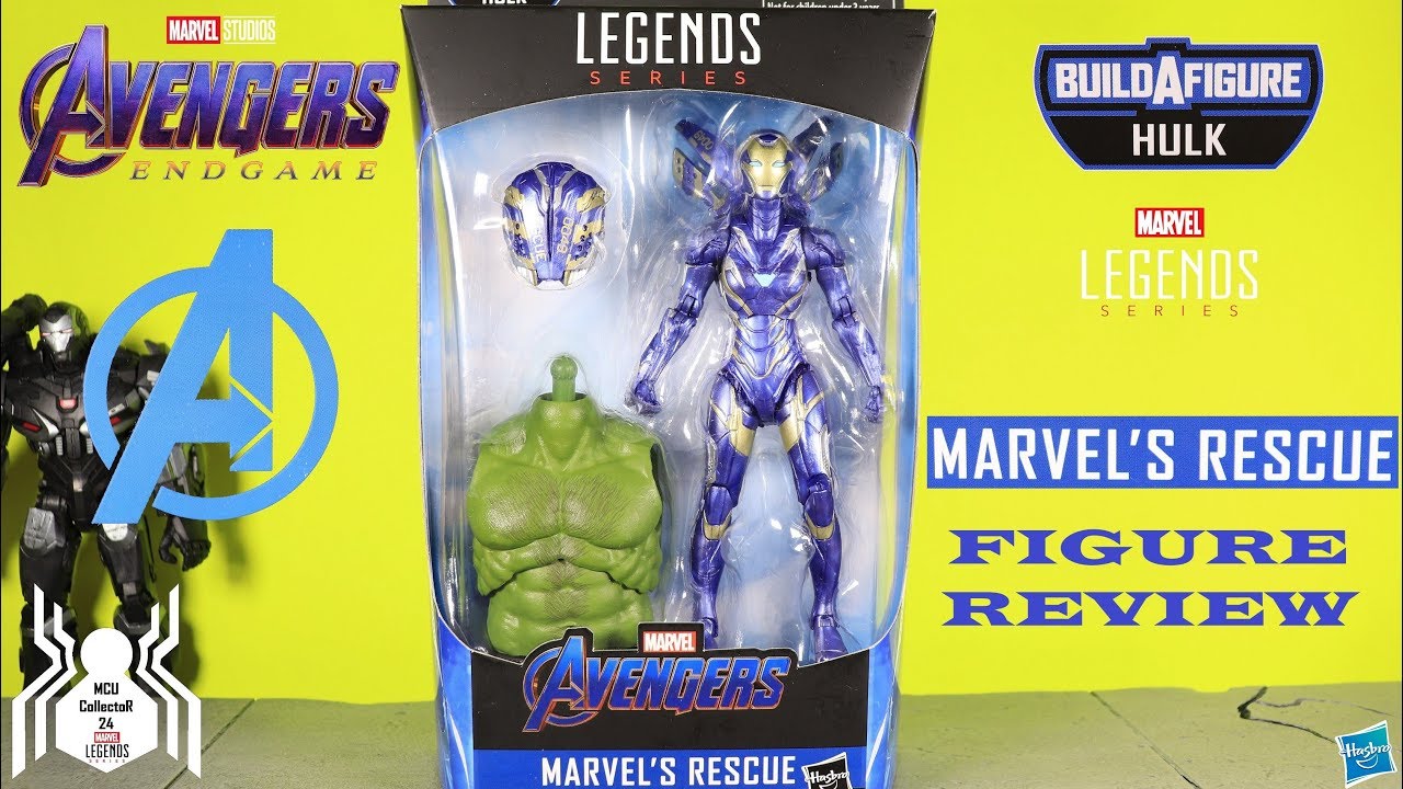 Marvel Legends RESCUE Avengers Endgame Hulk BAF Wave Pepper Potts Figure Review & Comparison