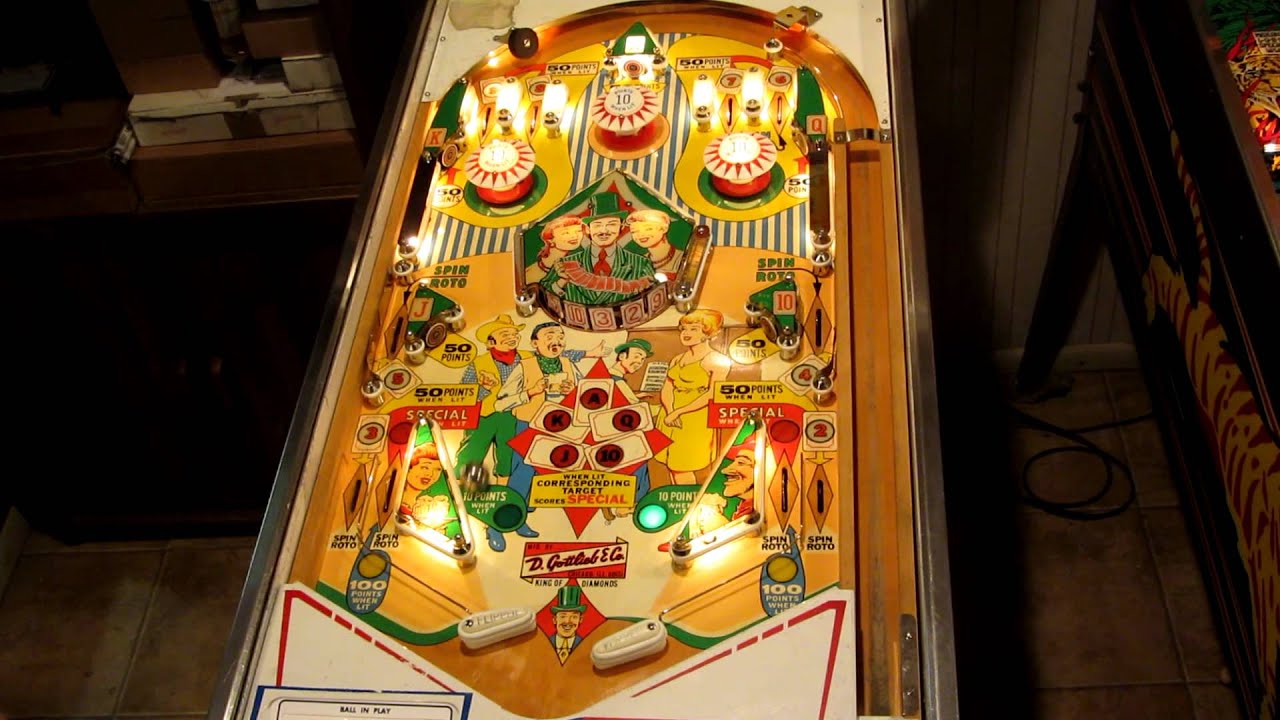 Gottlieb King of Diamonds Pinball Machine HD 1080p