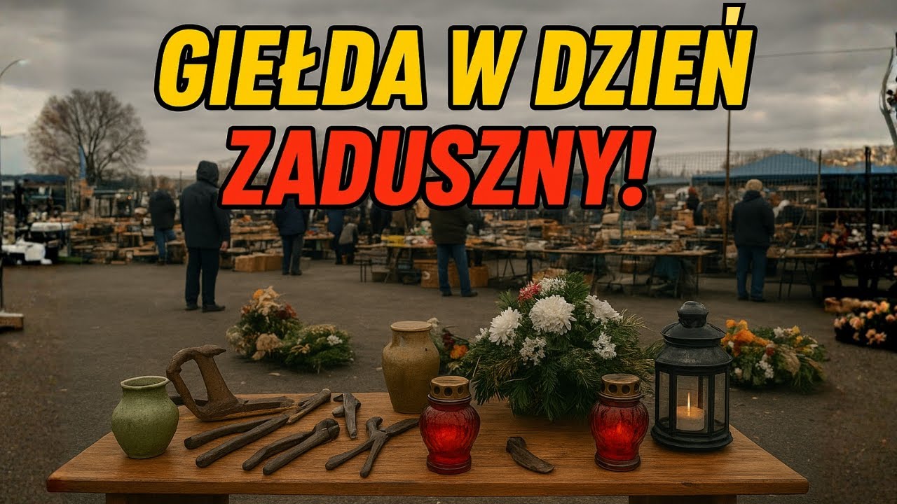 Giełda w Dzień Zaduszny – mniej sprzedających, ale ale mimo wszystko coś się działo! Sokołów Młp.