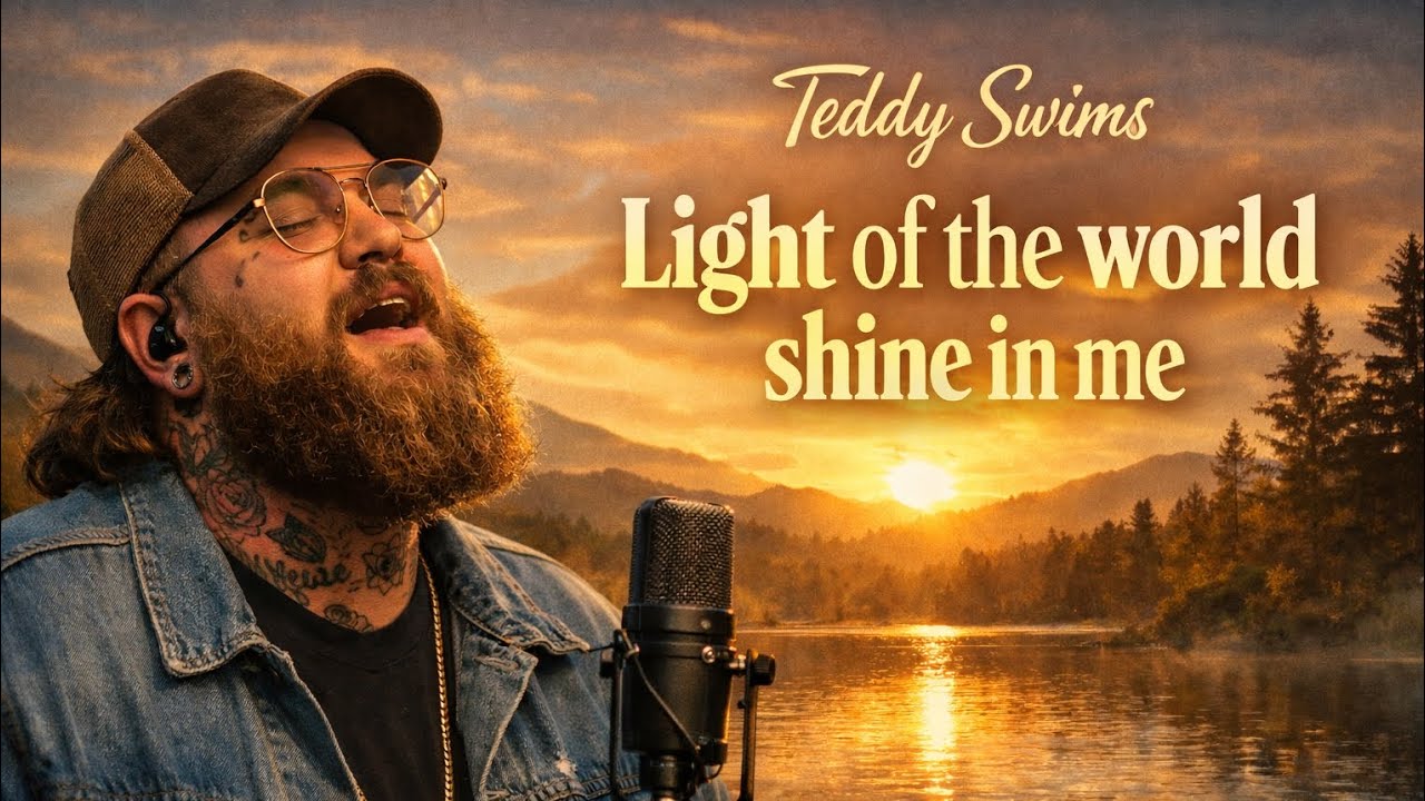 Light of the world shine in me @TeddySwims #christiansongs #gospelmusic 