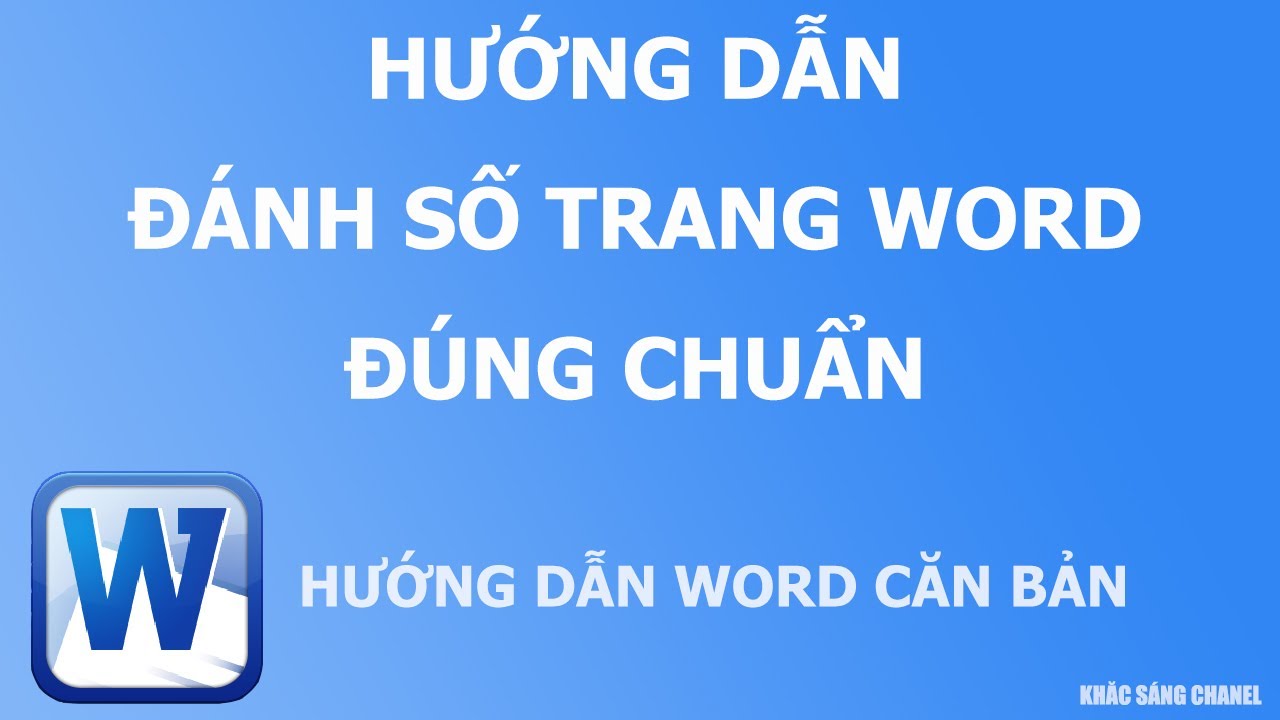 Hướng dẫn đánh số trang trong word đúng chuẩn