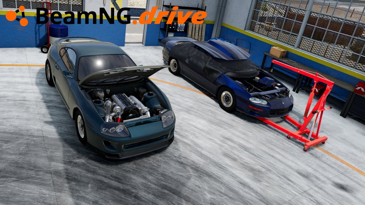 NEW PROJECT + Garage Tour In BeamNG.drive