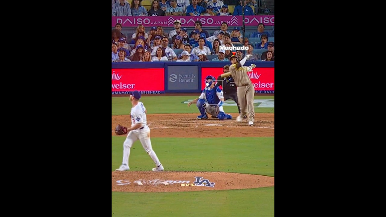 Why is it that the Dodgers don't hit Machado? #mlb #mannymachado #shoheiohtani