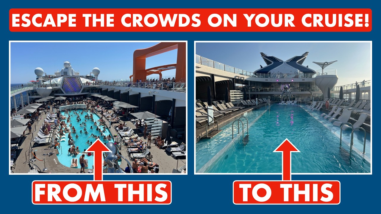 10 EASY WAYS to Avoid Crowds on Your Future Cruise!