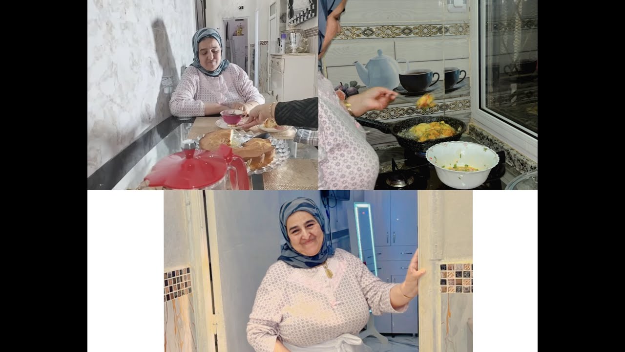 الحمد لله  مول الحق يبان يالي متخافيش ربي 🤲🏻حسونة دارتلي قاطو للقهوة   🥮عاود درت العشاء بزاف بنين