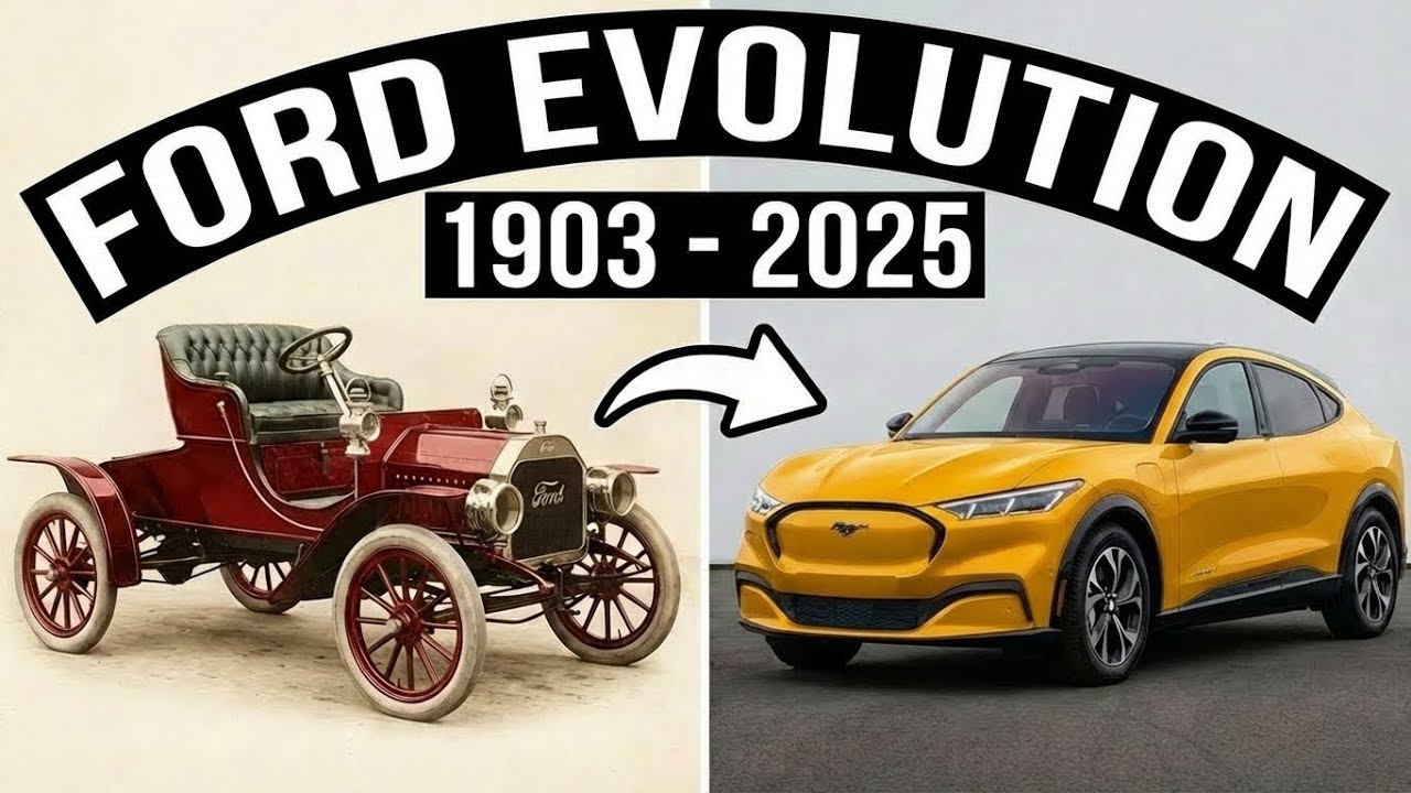 Ford Cars Evolution 1903-2024: 30 Iconic Models Transforming Through Time