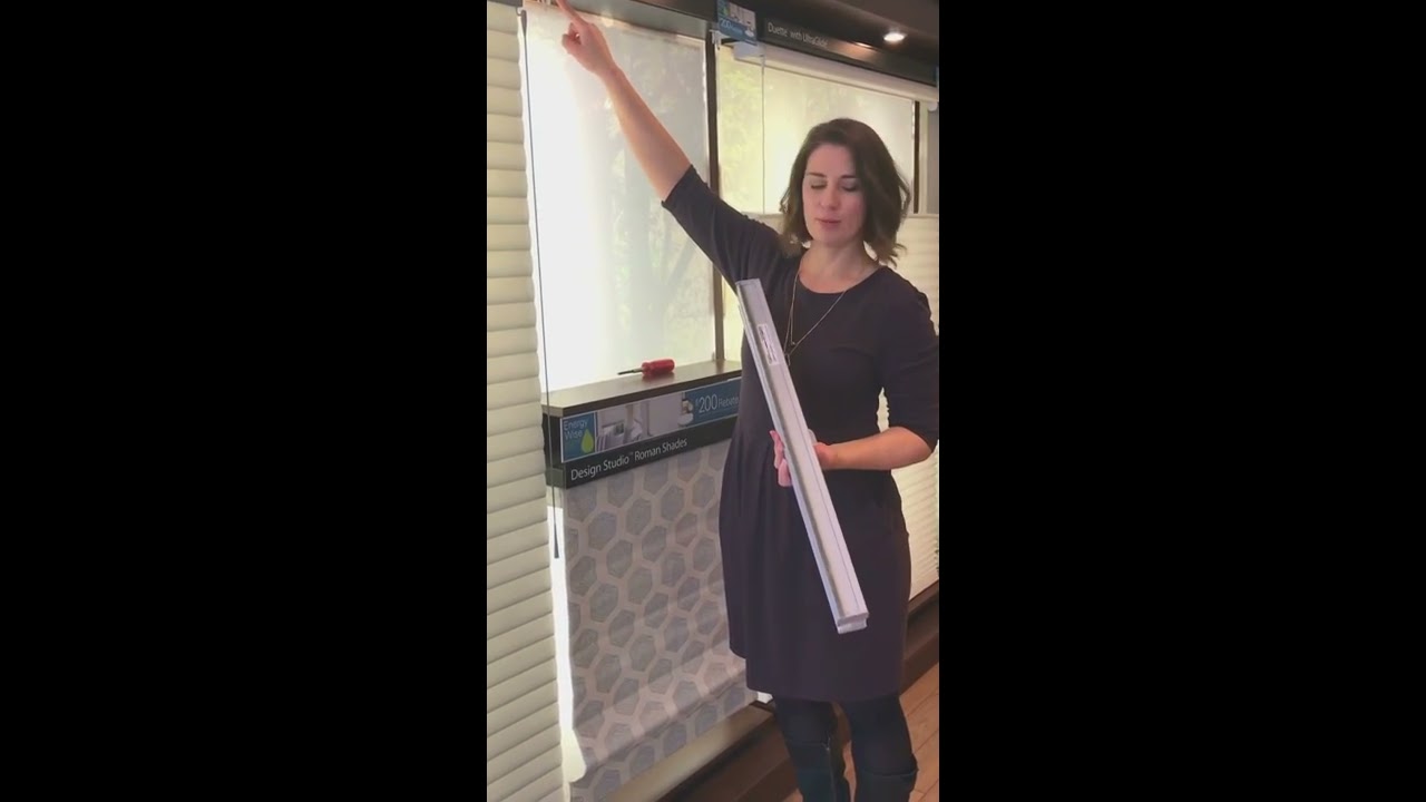 DIY Tutorial : how to remove and re-install Hunter Douglas honeycomb shades