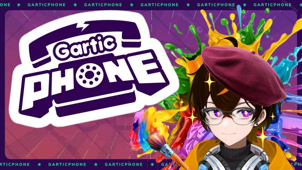 【Gartic Phone】Vamos a dibujar!!! Is my BDAY!