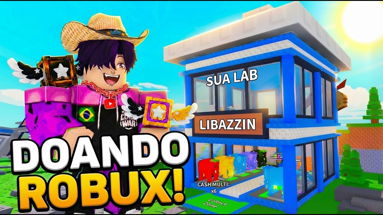 🔴 AO VIVO: EVENTO E DOANDO MUITO ROBUX AGORA 😇🔥 (LABORATÓRIO BRAINROT)