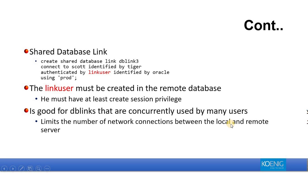 Oracle Database link